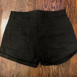 Aeropostale | SWS Denim Co | Size 5 Junior Black Jean Shorts | MIAMI High Rise